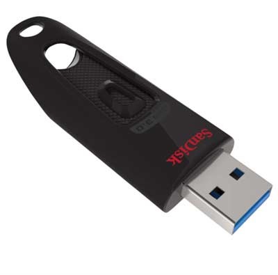 SanDisk Cruzer Ultra USB 3.0, 256 GB 100MB/s