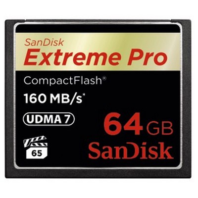 SanDisk Compact Flash Extreme Pro 64GB 160 MB/s