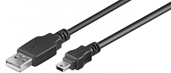 USB Kabel 2.0 Typ A an Mini Typ-B, 1,8m