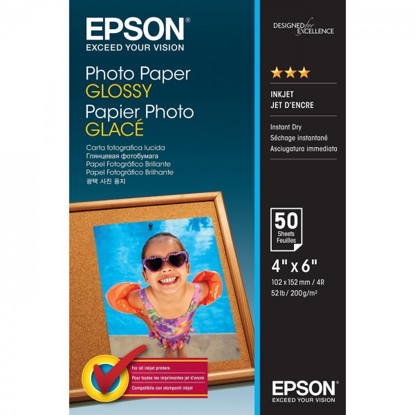 Epson Photo Papier glossy 10x15 50 Bl. 200g
