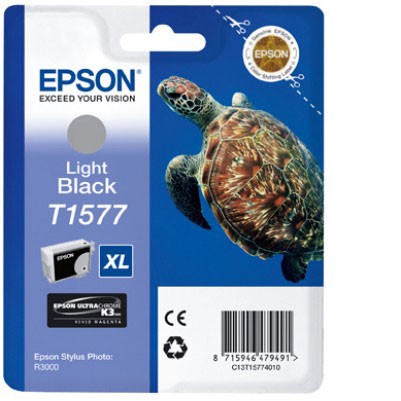 Epson Tinte (T1577) light black für R3000