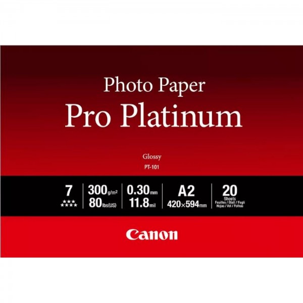 Canon PT-101 Fotopap.ProPlatinum 300g, A2, 20 Bl.