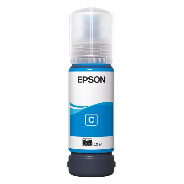 EPSON Tinte 107 EcoTank cyan, 70ml Flasche